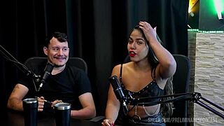 Best Moments Of Couple Kaliente In Preliminares Podcast With Bia Hot - Part 1!