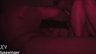 isa flashes with friend in homemade couple video 😏