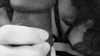 latina amateur explores huge dildo in close-up solo foreplay session