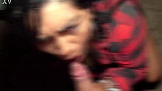 that cowboy wrecked the slut's ass and pussy on the street in the car.