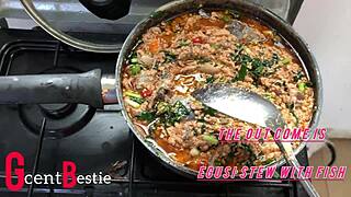 I catch stepsister in kitchen, we have sex! 😏