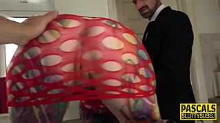 tattooed submissive throating in high definition