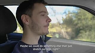 Horny Teen 18+ Sucks And Swallows On Road Trip Garden POV!