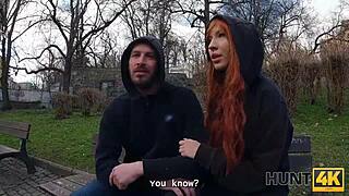 Hunt4K Amateur Engages in Sex Adventure with Big-Titted Stranger