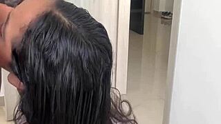 Linda Morena Gets Face Fucked By Big Black Cock Friend