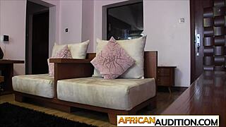 Willing ebony milf kyte excels in anal casting