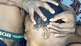Beautiful African Teen Sucks BBC and Gets Cum on Face