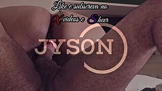 Video of couple in see-through after climax at home