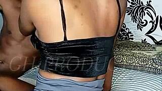 Beautiful African Teen Sucks BBC and Gets Cum on Face