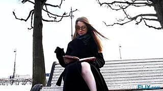 Coed Alita Angel Performs Intense Riding In Lingerie