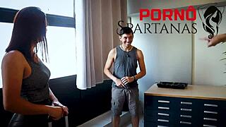 Milf riding with small waist, cum in mouth 😍