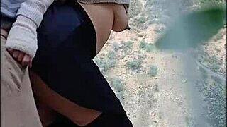 Puta Caliente Recibe Leche Y Nalgadas Creampie Al Aire Libre