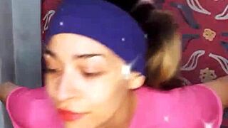 petite cute beautiful workout routine before recording