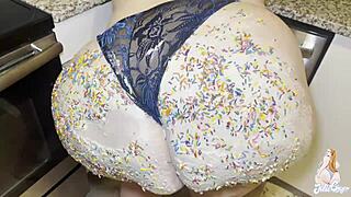 Stacxxxs Presents Taste My Icecream Featuring Julie Ginger. Chubby Curvy BBW with Huge Ass Spreading for Assplay and Worship.