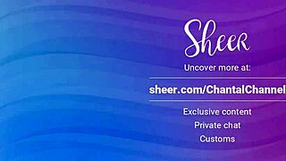 Chantal squirts with her new sex toy!