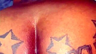 Ebony Babe Loves Big Fat Dick in Doggystyle Fucking