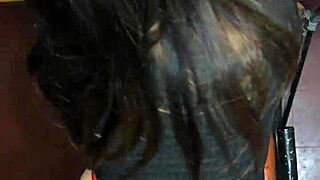 i let my roommate cum in my panties 😏 cumshot pov doggystyle