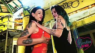 Analeya and Trixy Share Stallion Cock