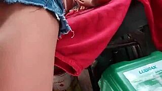 Blonde Stepdaughter Takes Advantage While Wife Is Out With Sex Toy