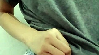 Suggestive video leak of young latina groping her big natural tits solo.