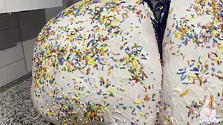 Stacxxxs Presents Taste My Icecream Featuring Julie Ginger. Chubby Curvy BBW with Huge Ass Spreading for Assplay and Worship.