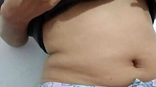 Suggestive video leak of young latina groping her big natural tits solo.