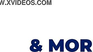 Hot nurse with blue eyes teases patient, fucks him and makes him cum