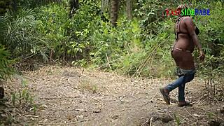 holiday group sex in forest with creampie