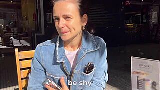 Brazenly talked beautiful young girl into anal sex and ass to mouth