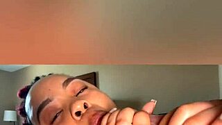 ebony dildo deepthroat compilation in homemade solo