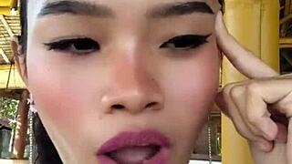 Beauty demonstrates impressive dildo collection