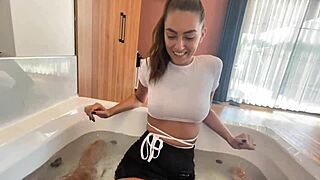 is this wet clothed sex with yoya grey turning you on?