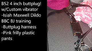 Sissy prepares for self-bondage in extreme ways