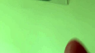 Perverted Stepdad Covers Huge Ass With Creamy Cum!