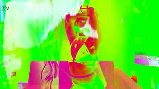 Pierced hottie Venus Rivers spreads legs for creampie