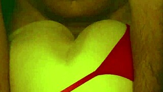 Big Ass Babe In Red Dessous Gets Throatfucked & Pounded Doggy