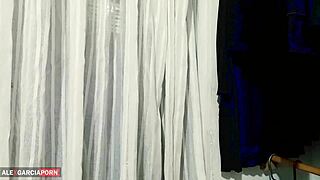 milf says 'what's happening?' as mysterious man surprises her in scream parody