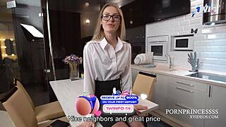 passionate sex with a young 18+ beauty real estate agent. outdoor pov action included.