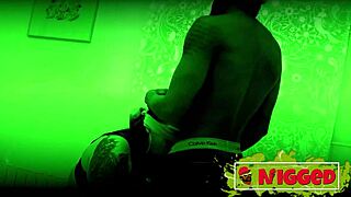 Fucking a stranger in the dark, busty girl wants sex and adventure. Sandra's first interracial sex.