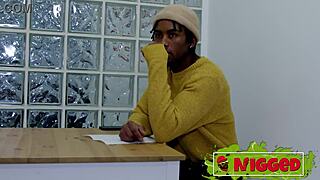 Fucking a stranger in the dark, busty girl wants sex and adventure. Sandra's first interracial sex.