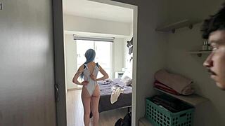 evangelion cosplay rei fucks shinji deepthroat