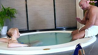 Wow, yur dick is to huge, can yu fuck my mouth? Adult man fucks yuthful 18+ blond roughly