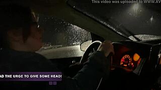 Young teen feels urge to suck dick in public parking lot