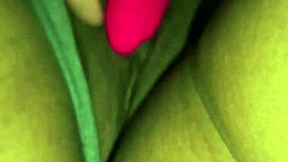 Does this latina milf's sexy pussy tease you in those gray panties?