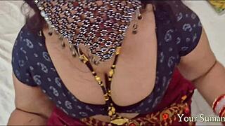 indian aunty gets horny and fucked by young boy