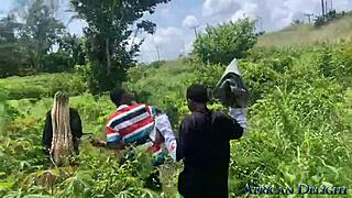 Behind The Scenes Outdoor Production With Big Ass Ebony