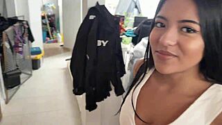 Horny latina babe wants to see me fuck her pov 😏