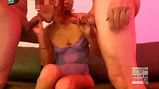 Husband cums 6 times in trio 😍