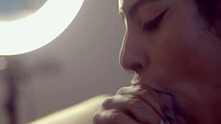 i'm asking, 'want to fuck with a dick in my mouth?'