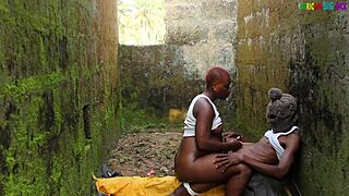 My stepsister loves my big cock with spanking and ass shaking